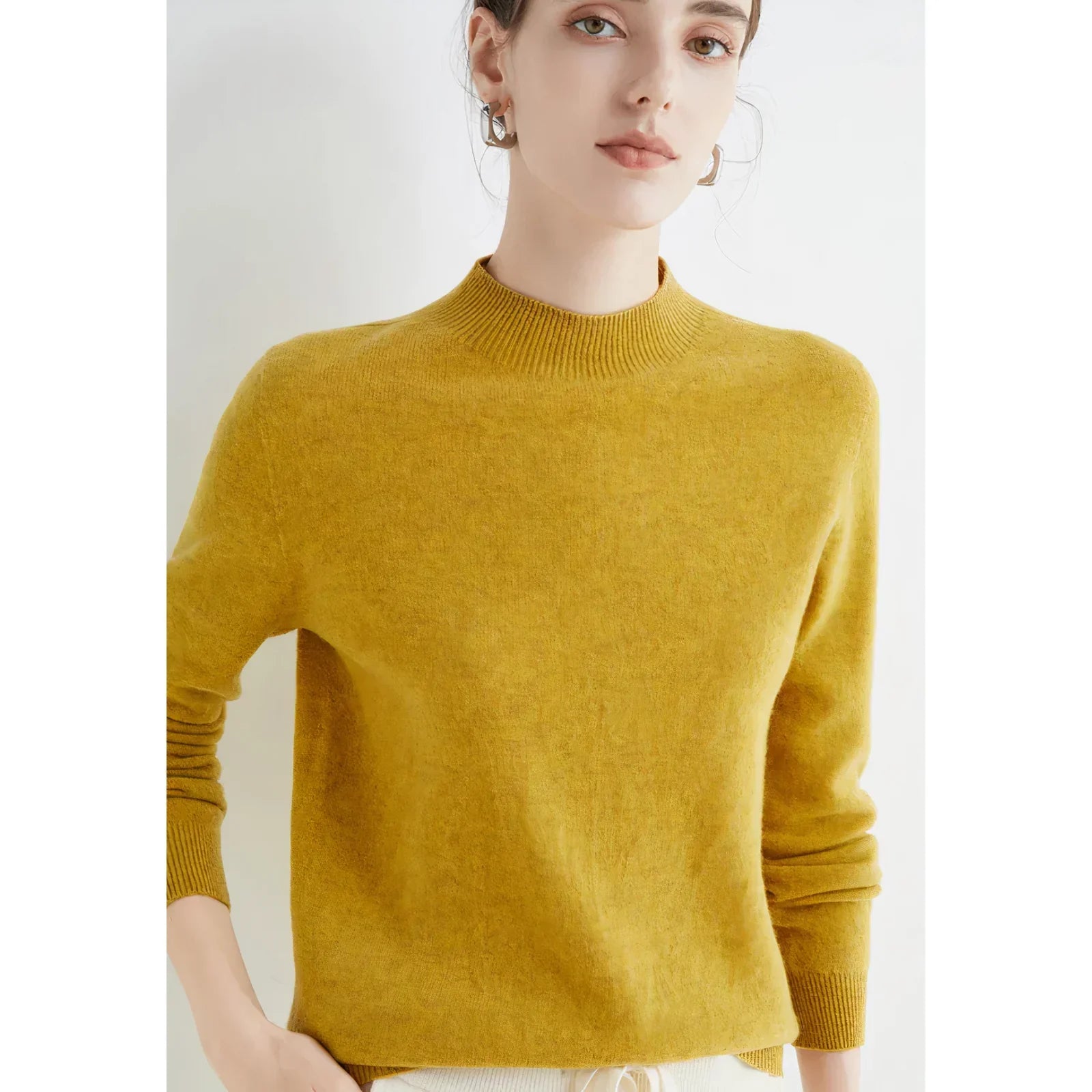 Pull en maille de cachemire pour femmes