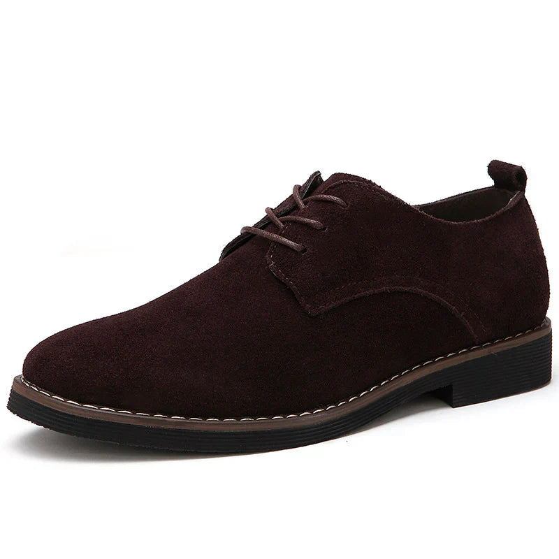 Chaussures à lacets pour hommes en daim Pu Printemps Automne Décontracté