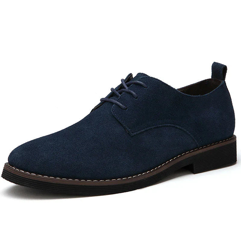 Chaussures à lacets pour hommes en daim Pu Printemps Automne Décontracté