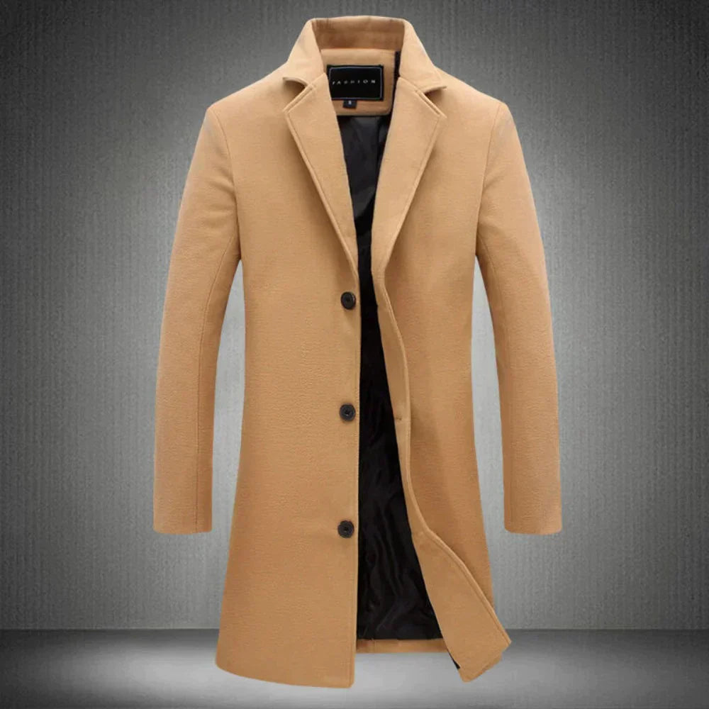 Manteau en laine pour hommes, automne et hiver