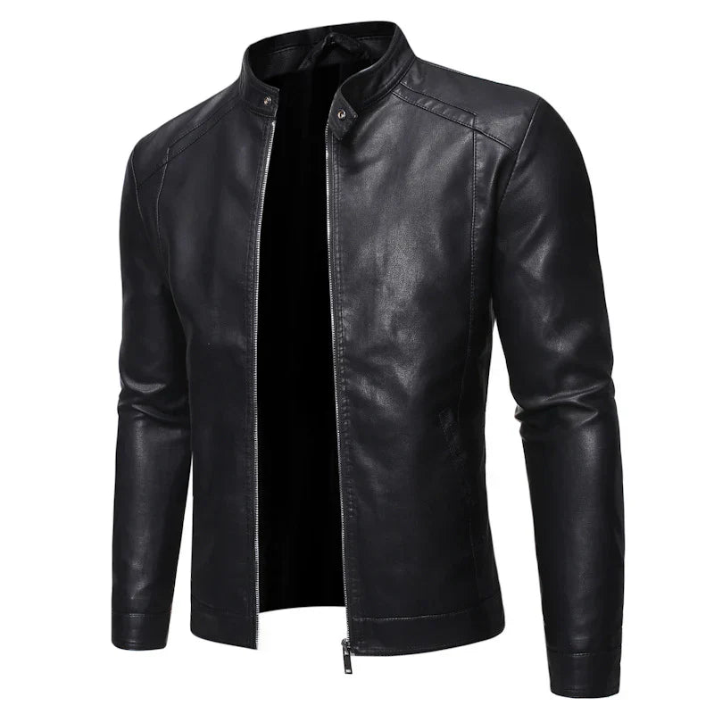 Veste en cuir pour homme | coupe-vent coupe-feu couleur unie