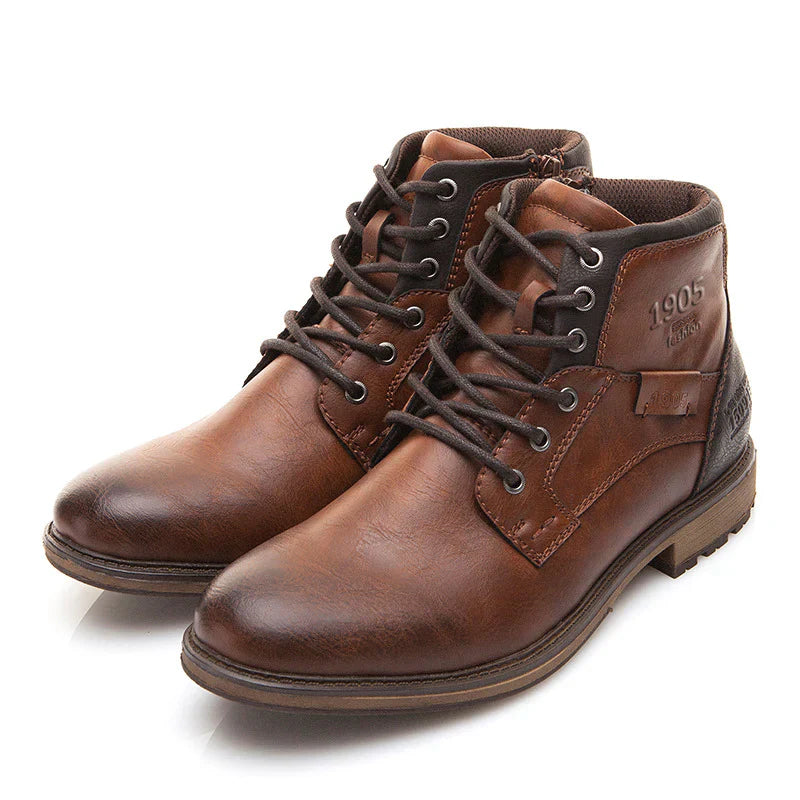 Bottes à lacets classiques pour hommes