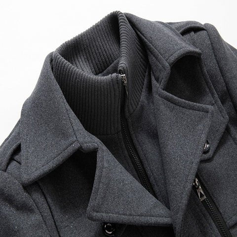 manteau deux pièces pour hommes automne et hiver