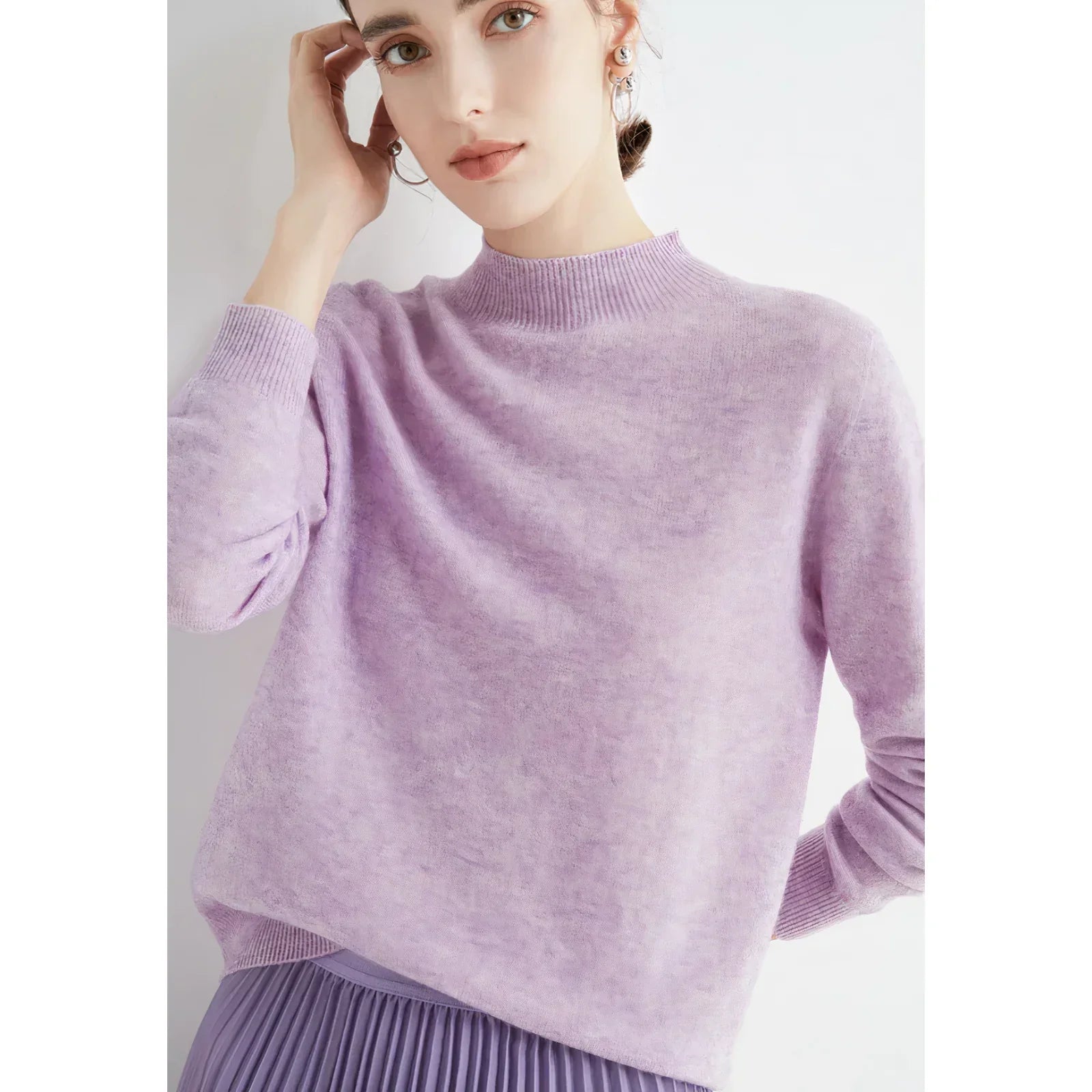 Pull en maille de cachemire pour femmes