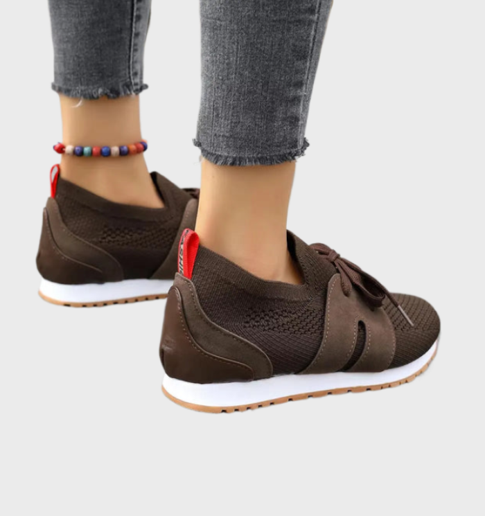 Chaussures plates pour femmes en maille respirante pour un usage quotidien