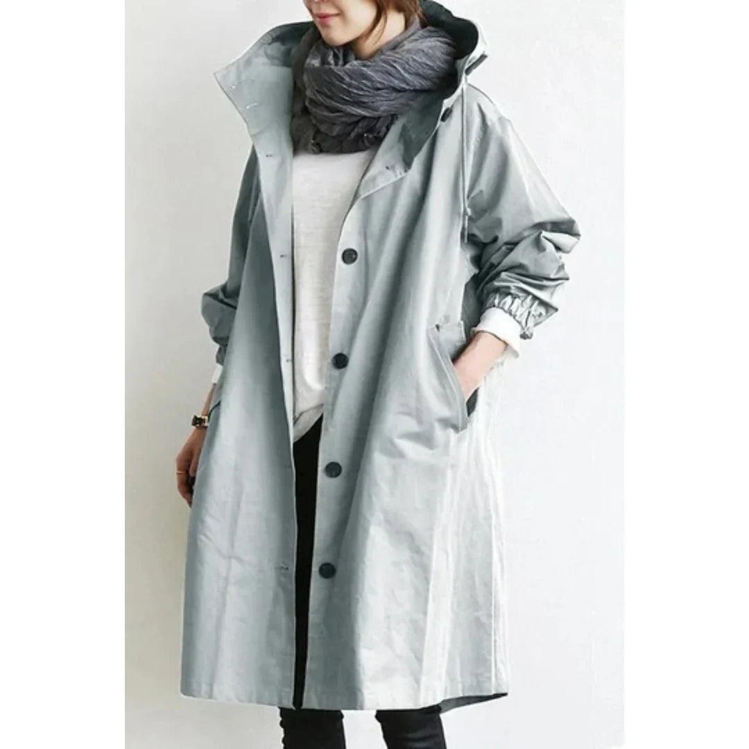 Long trench-coat pour femmes