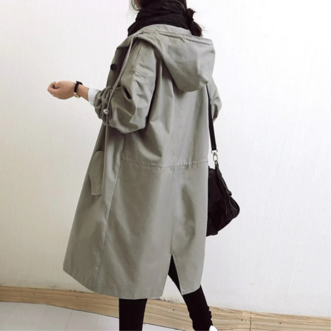 Long trench-coat pour femmes