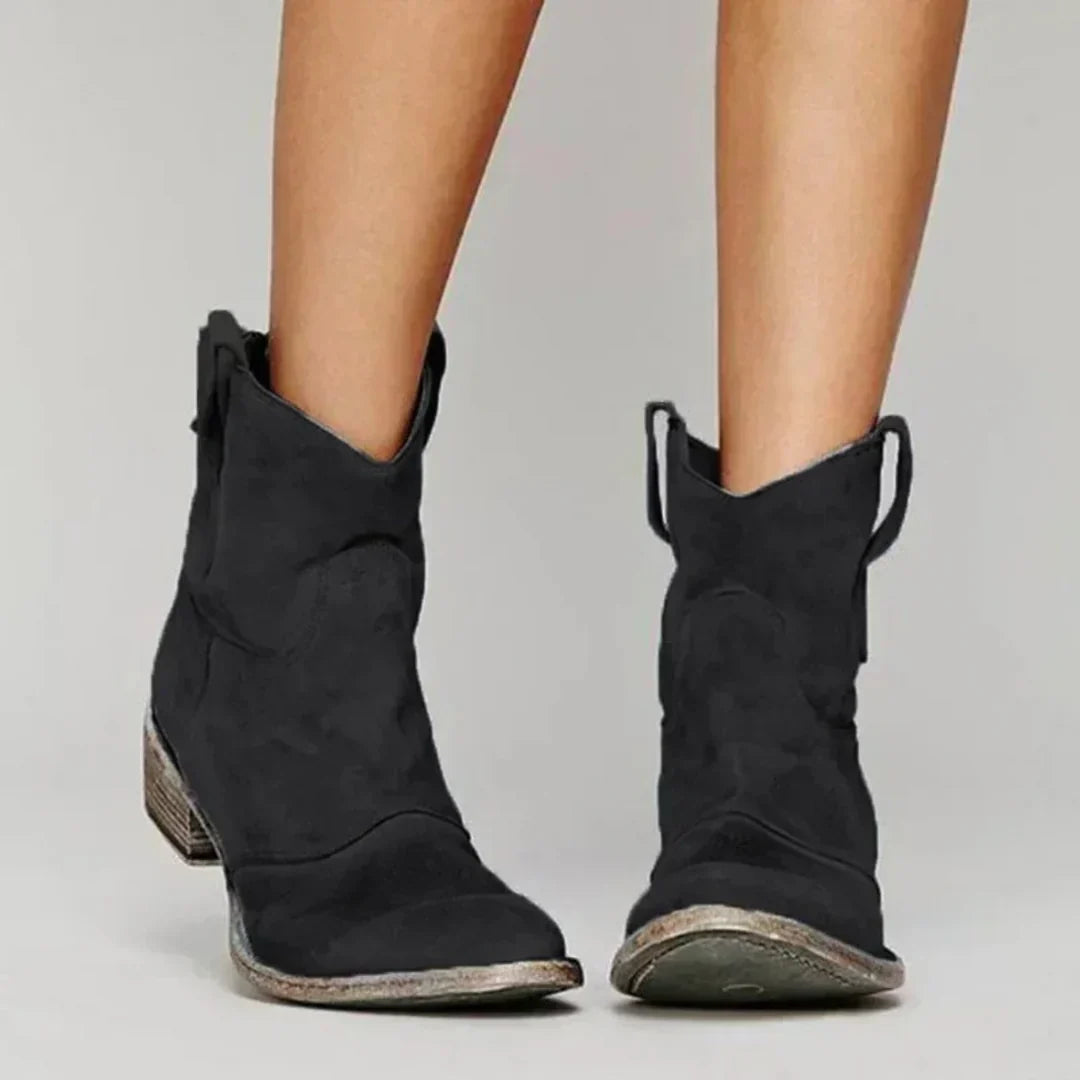 Bottes de cow-boy en cuir pour dames