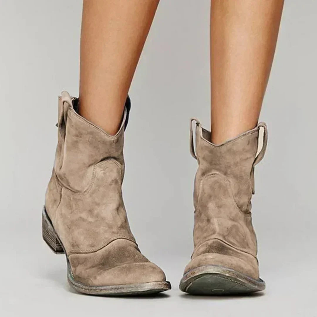 Bottes de cow-boy en cuir pour dames