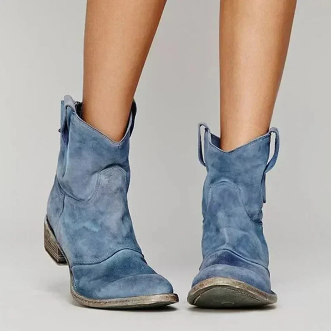 Bottes de cow-boy en cuir pour dames