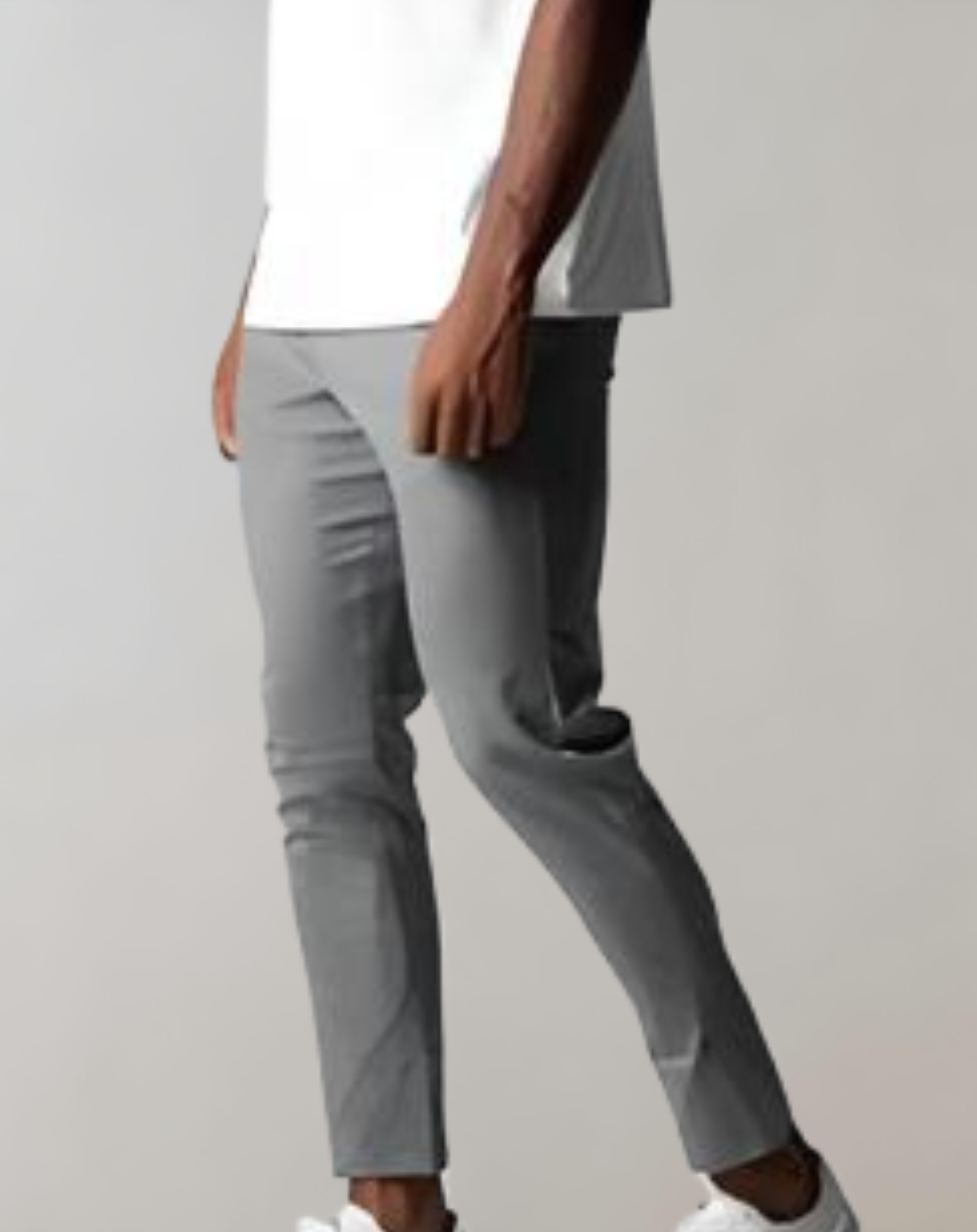 jogging skinny de couleur unie pour hommes avec poches multiples