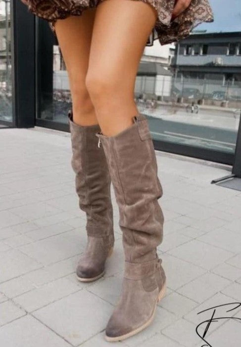 Bottes décontractées pour femmes, hautes