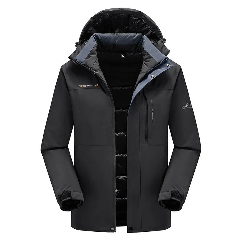 manteau d'hiver imperméable pour hommes