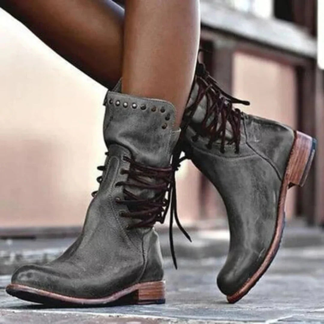 Bottes en cuir pour dames