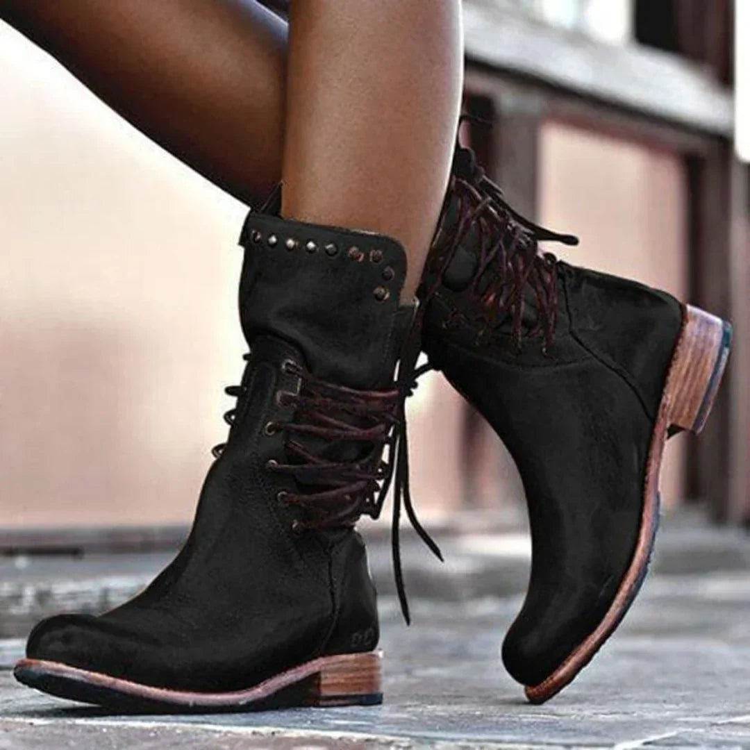 Bottes en cuir pour dames