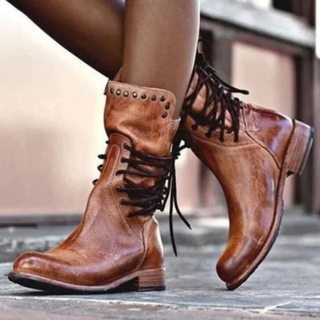 Bottes en cuir pour dames