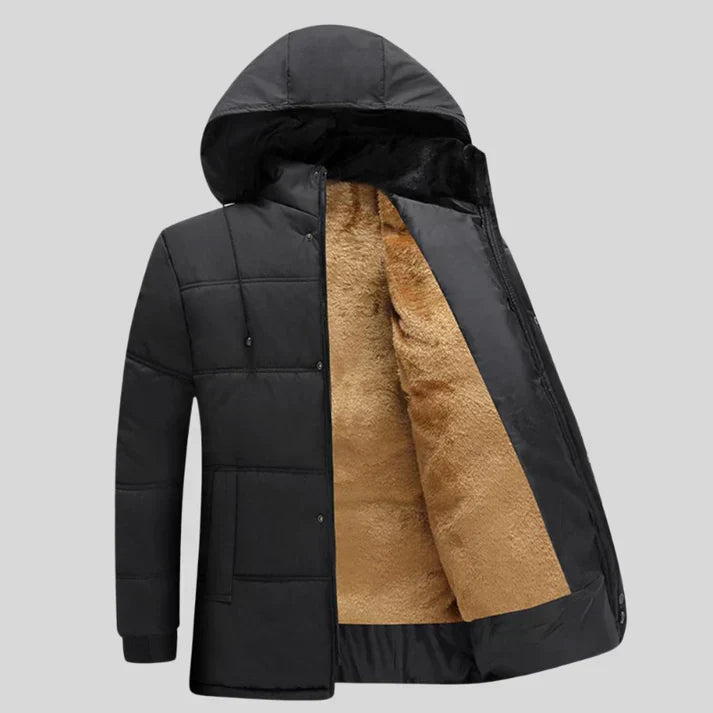 manteau d'hiver chaud avec doublure