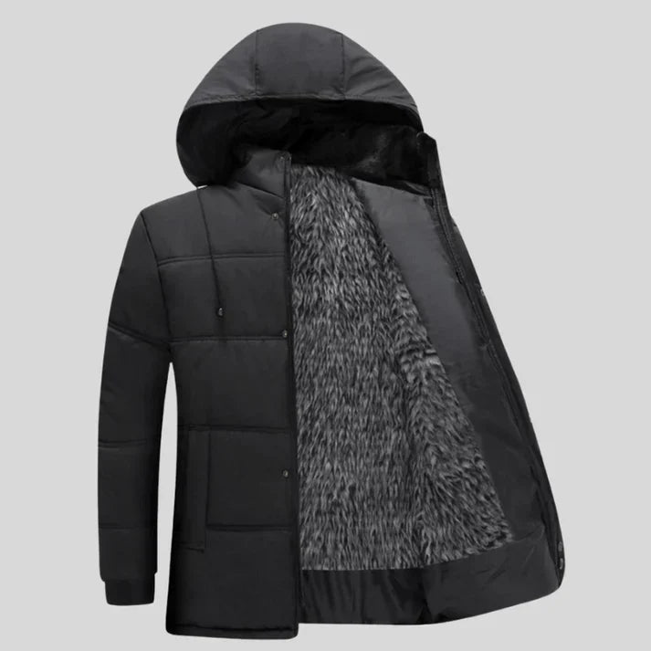 manteau d'hiver chaud avec doublure