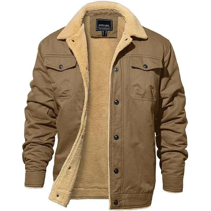 Manteau chaud en laine pour hommes automne et hiver