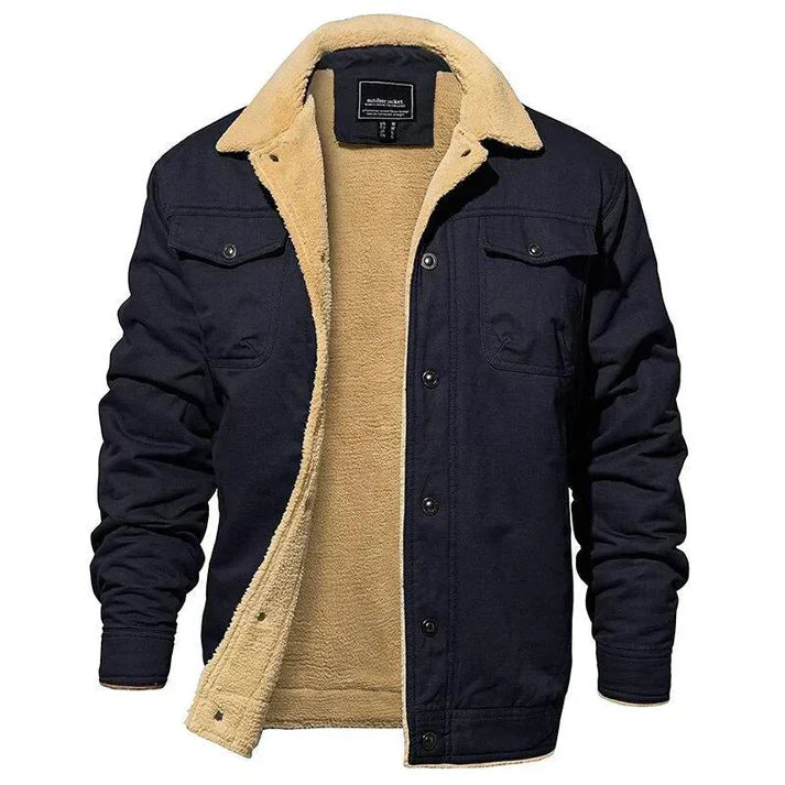 Manteau chaud en laine pour hommes automne et hiver