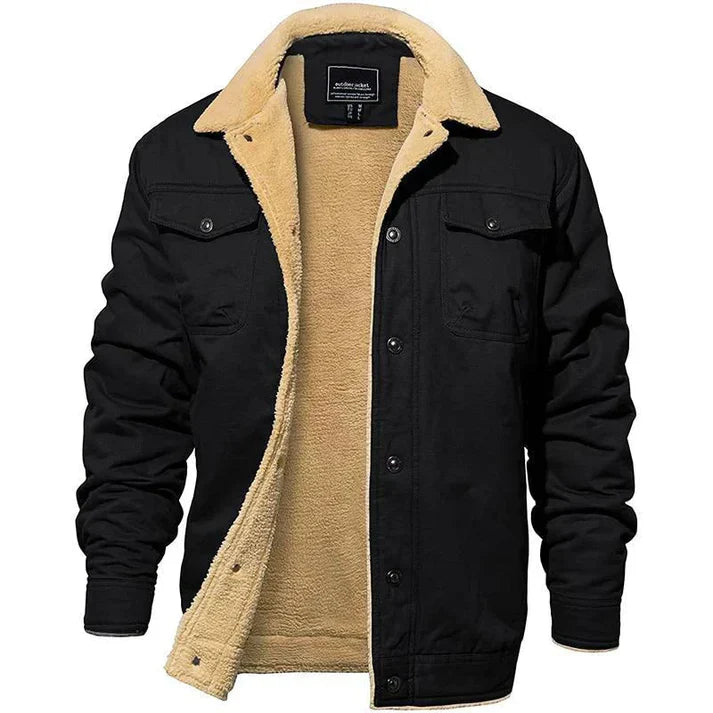 Manteau chaud en laine pour hommes automne et hiver